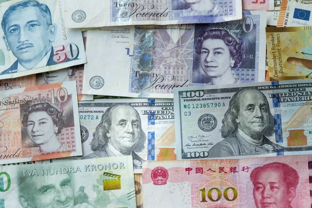 Foreign Banknotes Together