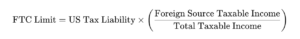 Foreign Tax Credit Limit Formula