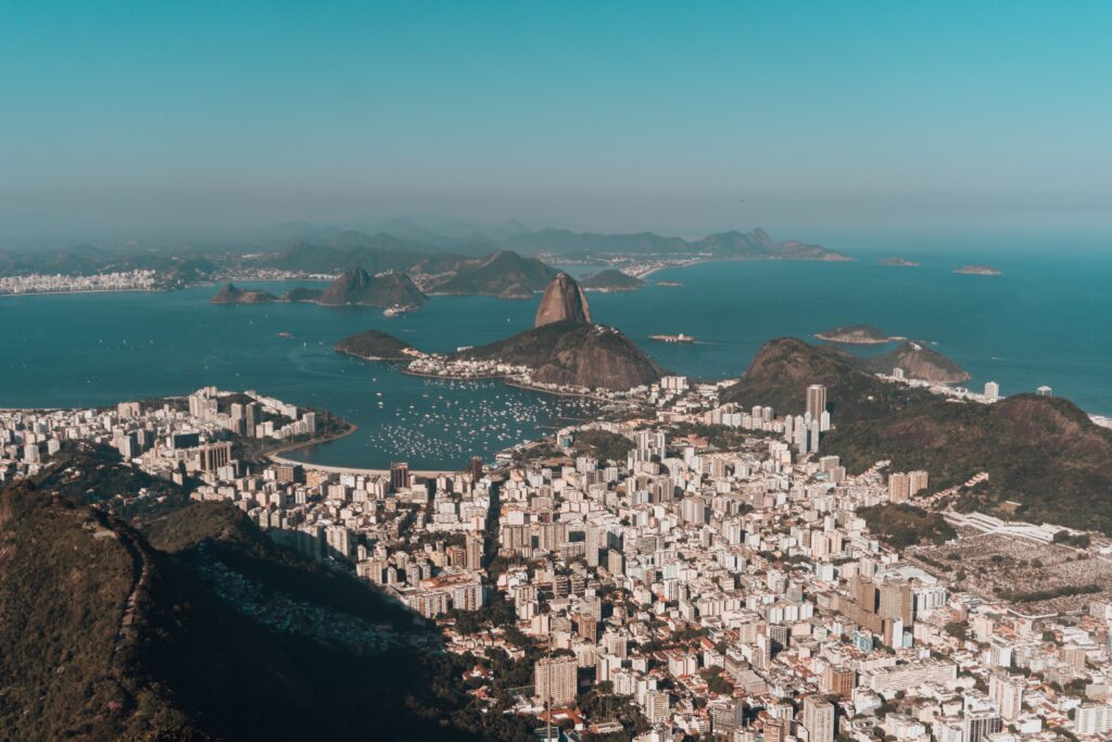 Ariel view of Rio De Janeiro