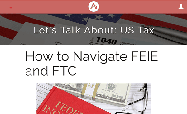AngloInfo | How to Navigate FEIE and FTC